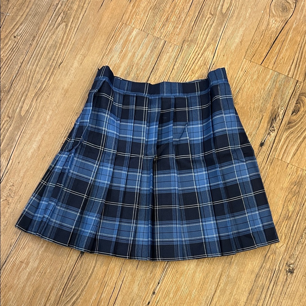 Urban Coco Blue Plaid Skirt Small